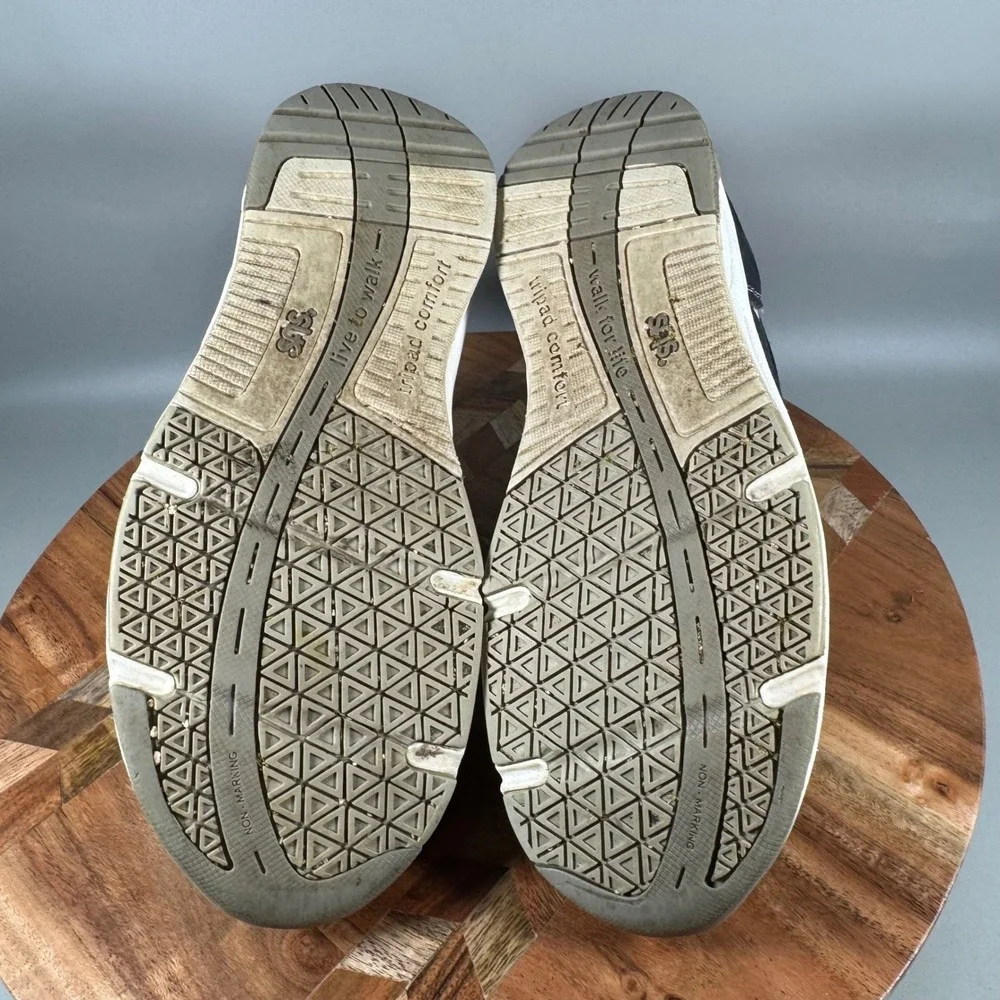 SAS Shoes‎ Journey Women's Size 7.5 M Navy Suede Mesh Comfort Walking Sneakers
